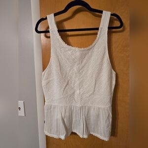 American Eagle Outfitters Cream Dress